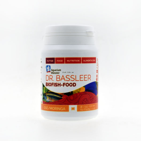 DR. BASSLEER BIOFISH FOOD GSE/MORINGA M 60 g